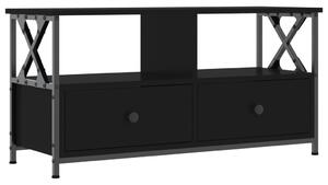Szafka pod telewizor, czarna, 90x33x45 cm