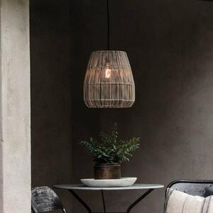 PR Home lampa wisząca zewnętrzna Saigon, szary, Ø 28 cm, kabel 2,5 m