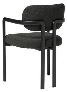 Krzesło z podłokietnikami Bouclé Adrien
