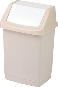 Beżowy plastikowy kosz na śmieci 50 l Click-It – Curver