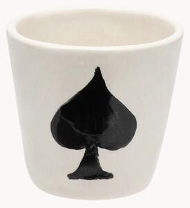Ręcznie malowana filiżanka do espresso Ace of Spades