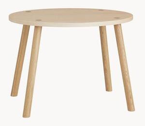 Owalny stolik dla dzieci z drewna Mouse
