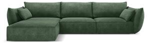 Ciemnozielony narożnik (lewostronny) Vanda – Mazzini Sofas