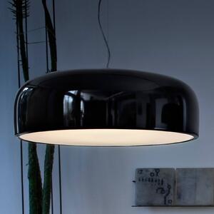 FLOS Lampa wisząca designerska Smithfield, możliwość ściemniania, czarny, salon / jadalnia, aluminium, design