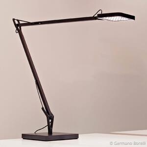 FLOS Lampa stołowa LED KELVIN, czarny, biuro, aluminium, design