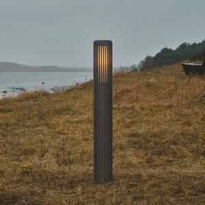 Nordlux Słupek oświetleniowy Aludra, możliwość ściemniania, aluminiowy / szary / cynkowy, aluminium