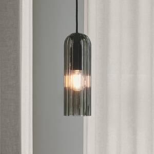 Nordlux Lampa wisząca szklana Miella, możliwość ściemniania, czarny, salon / jadalnia, szkło
