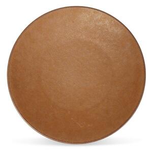 Brązowy porcelanowy talerz deserowy ø 21 cm Ovio – BonBistro