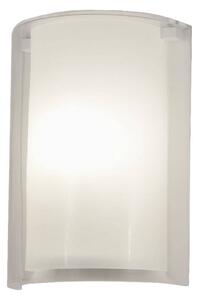 Fabas Luce Kinkiet Maribel, biały/przezroczysty, szkło, akryl
