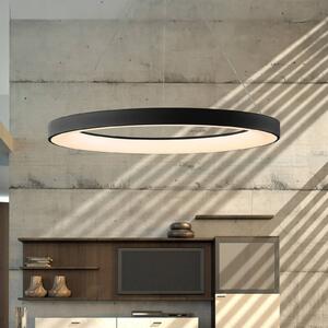 Mantra Iluminación Lampa wisząca Niseko II, możliwość ściemniania, czarny, salon / jadalnia, metal, nowoczesny