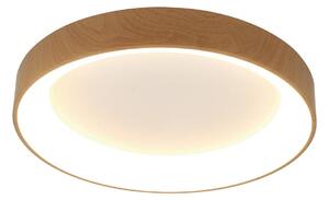 Mantra Iluminación Lampa sufitowa LED Niseko II, możliwość ściemniania, jasne drewno, salon / jadalnia, aluminium, nowoczesny