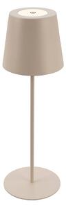 Briloner Lampa stołowa LED 7508011, beżowa, 2 700 K IP44 ściemniacz dotykowy