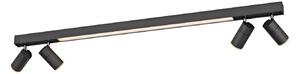 Lampa Sufitowa PURE, PURE Lines Spot, ściemnialny, czarny, salon, metal, nowoczesny