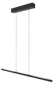 Steinhauer Lampa wisząca Bande, możliwość ściemniania, czarny, salon / jadalnia, metal, nowoczesny
