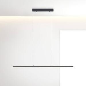 PURE Lampa wisząca Lite, możliwość ściemniania, czarny, salon / jadalnia, aluminium, nowoczesny