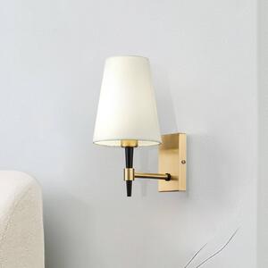 Maytoni Kinkiet Zaragoza, możliwość ściemniania, mosiężny / złoty, salon / jadalnia, metal
