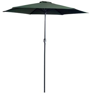 Zielony okrągły parasol ogrodowy - Apix