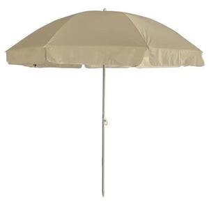 Beżowy duży parasol ogrodowy - Solus