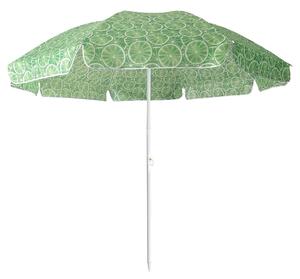 Duży okrągły parasol ogrodowy w cytrusy - Solus