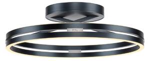 Lampa Sufitowa PURE, PURE Loop, ściemnialny, szary, salon, aluminium, nowoczesny