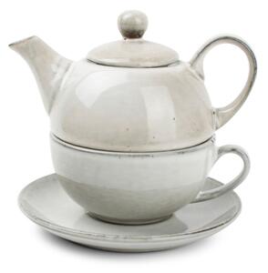 Zielony kamionkowy dzbanek do herbaty 400 ml Artisan – Salt&Pepper