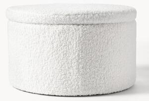 Puf tapicerowany Teddy XL z miejscem do przechowywania Alida