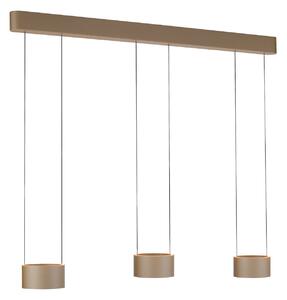 Lampa Wisząca PURE, Clipse, ściemnialny, antyczny mosiądz, salon, metal, nowoczesny