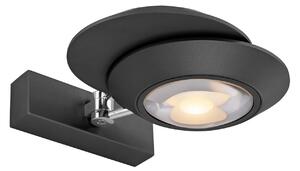Lampa Ścienna PURE, Oculis, ściemnialny, czarny, sypialnia, metal, nowoczesny