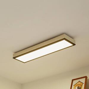 Lindby Lampa sufitowa LED Laviona, CCT, ściemniana, beton, 80 cm
