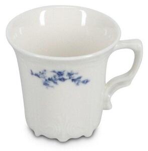 Biała/niebieska porcelanowa filiżanka na espresso 110 ml Retro – BonBistro
