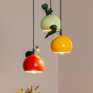 Lampa wisząca Apple mix Luminex, możliwość ściemniania, czarny, salon / jadalnia, metal