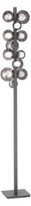 Lampa Podłogowa PURE, Popup, ściemnialny, szary, salon, aluminium, nowoczesny