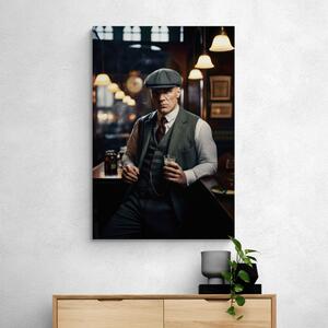 Obraz gangstera w barze whisky