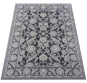 Szary klasyczny dywan w kwiaty - Dios 3X