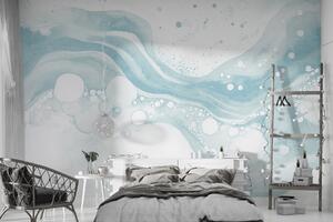 Fototapeta Biało-niebieski obraz akwarelowy, Popularna Fototapeta, Popularna Fototapeta, w03403v1 - Muralas.pl