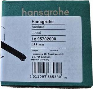 Hansgrohe Metris bateria umywalkowa podtynkowa 165mm chrom
