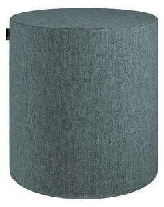 Puf Barrel kolor niebieski tkanina strukturalna