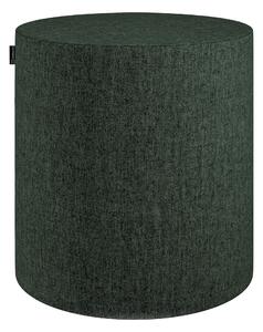 Puf Barrel kolor zielony tkanina strukturalna