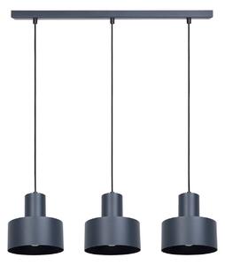 SIGMA Żyrandol Rif 3, antracytowy, 3-punktowa, liniowy, stal