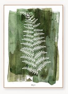 Oprawiony druk cyfrowy White Fern