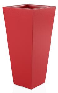 Donica Slim Line M intensywna czerwień 110 cm