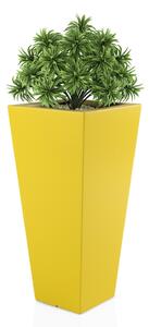 Donica Slim Line M żółta 110 cm