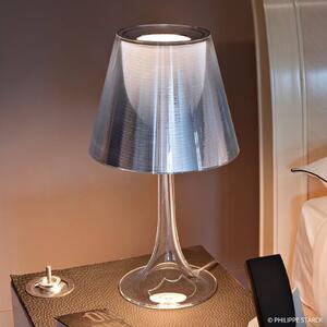 FLOS Lampa stołowa design MISS K, możliwość ściemniania, chromowy / srebrny, salon / jadalnia, tworzywo sztuczne, design