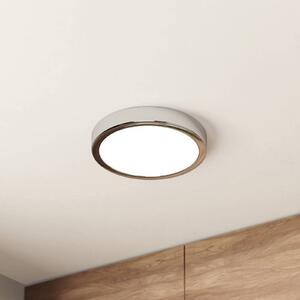 EGLO Lampa sufitowa LED Fueva 5 IP44 3000K chrom Ø21cm