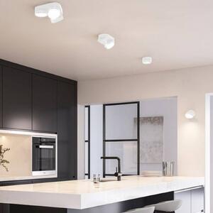 LUTEC Spot sufitowy LED Stanos, CCT, 2-punktowy, biały