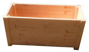 Prostokątna drewniana donica ogrodowa 15 kolorów - Trikso