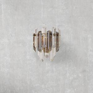 Maytoni Kinkiet Flare, możliwość ściemniania, aluminiowy / szary / cynkowy, salon / jadalnia, nowoczesny