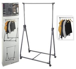 Storage solutions Wieszak na ubrania z 4 kółkami, metalowy