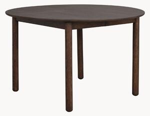 Rozkładany okrągły stół do jadalni z drewna dębowego Derrymore, Ø 120 cm