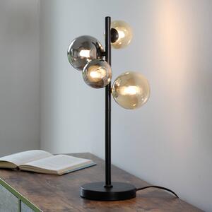 Paul Neuhaus Lampa stołowa Popsicle, czarny, salon / jadalnia, metal, nowoczesny